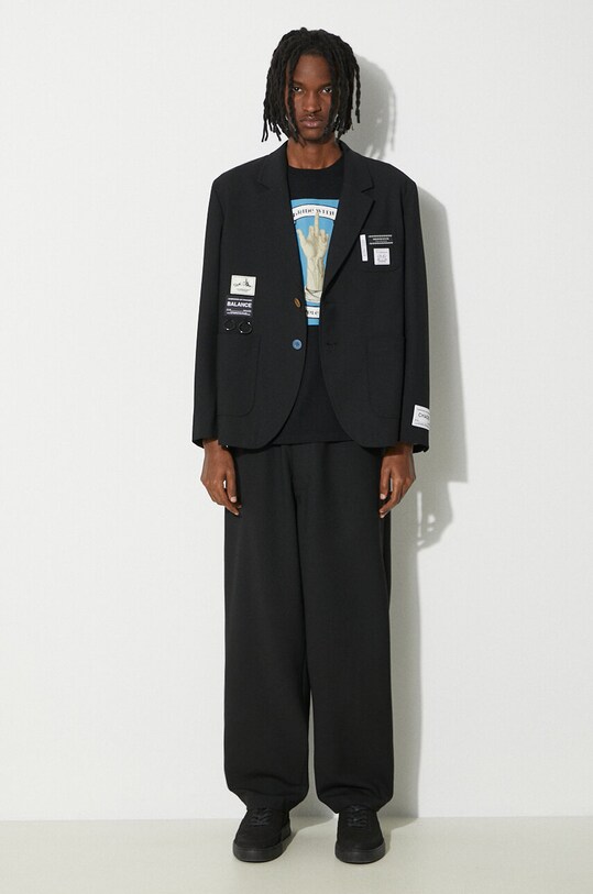 Undercover wool trousers Pants UC1D4510 black SS24