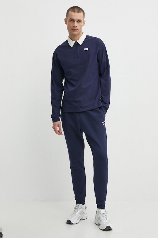 Reebok spodnie dresowe Identity 100202851 granatowy AW24