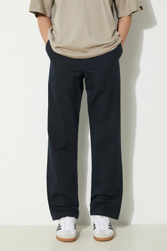 Îmbrăcăminte Norse Projects pantaloni Aros Regular Organic N25.0368.7004 bleumarin