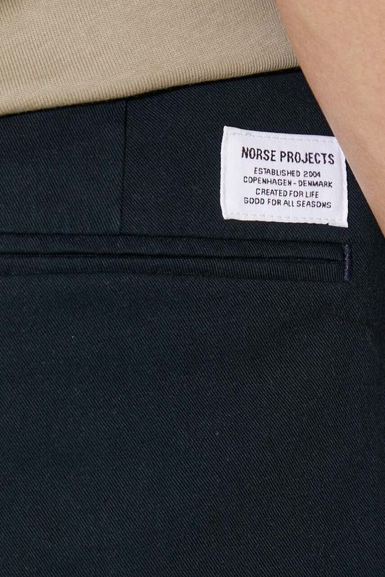 Παντελόνι Norse Projects Aros Regular Organic N25.0368.7004 σκούρο μπλε