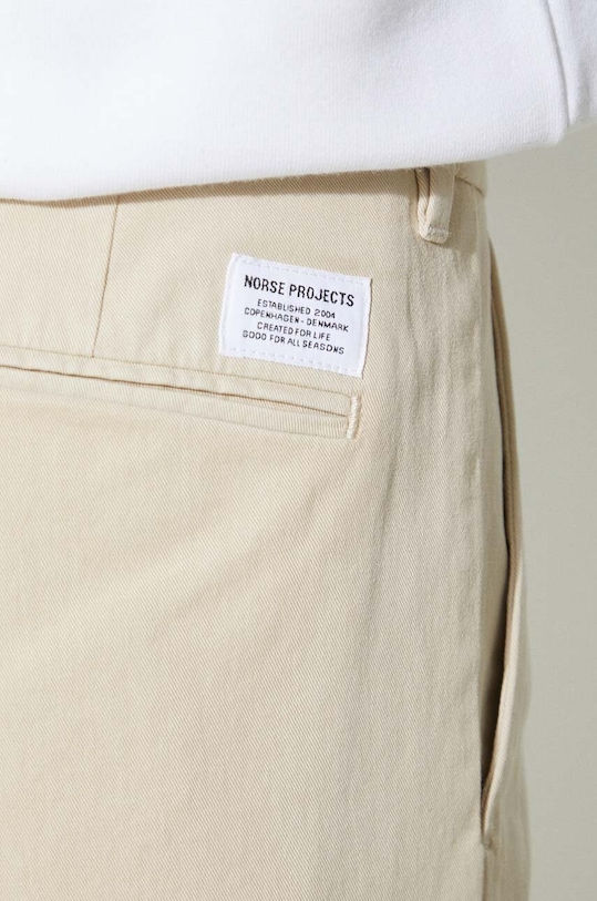 Nohavice Norse Projects Aros Regular Organic N25.0368.2064 béžová
