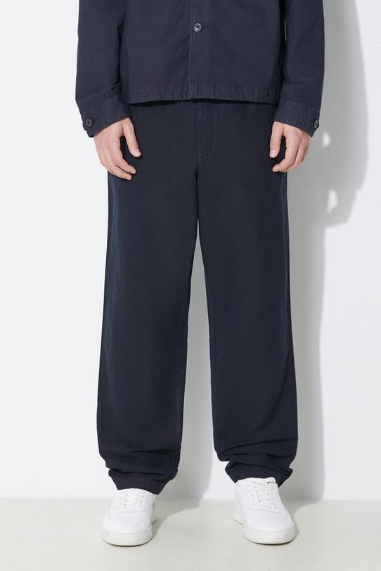 Kalhoty s příměsí lnu Norse Projects Ezra Relaxed Cotton Linen