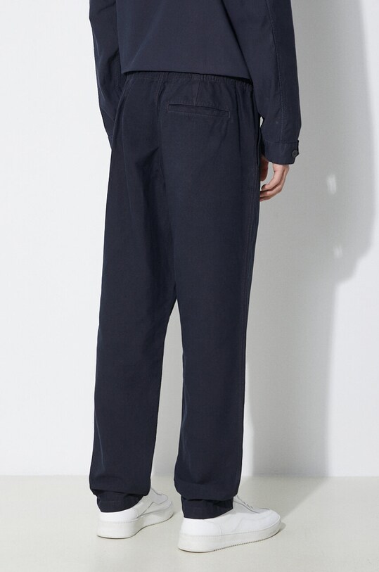 Одяг Штани з домішкою льону Norse Projects Ezra Relaxed Cotton Linen N25.0402.7004 темно-синій
