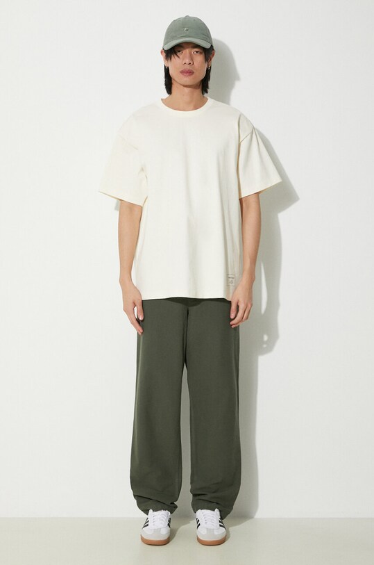Штани з домішкою льону Norse Projects Ezra Relaxed Cotton Linen N25.0402.8022 зелений SS24