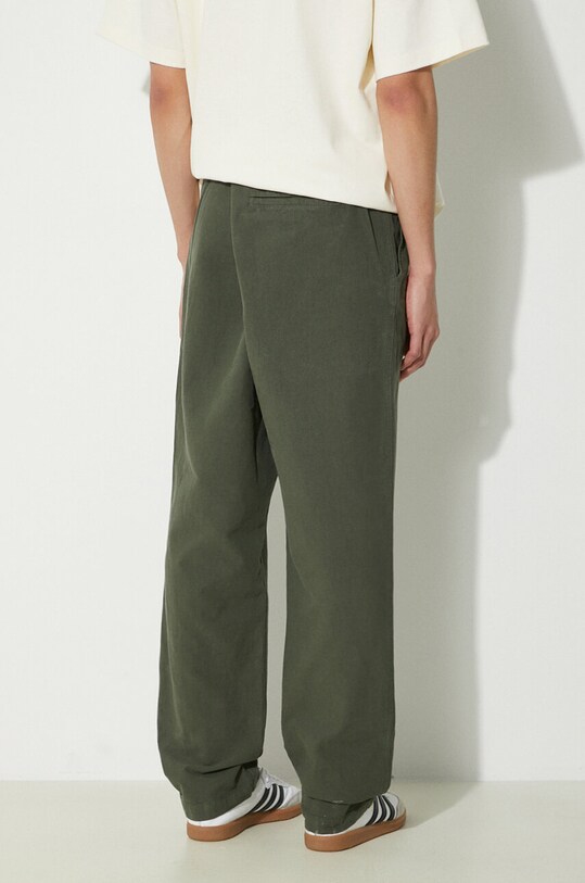 Одяг Штани з домішкою льону Norse Projects Ezra Relaxed Cotton Linen N25.0402.8022 зелений