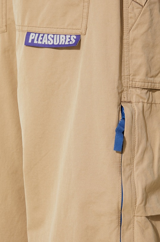 Штани PLEASURES Public Utility Pants P24SP038.BEIGE бежевий