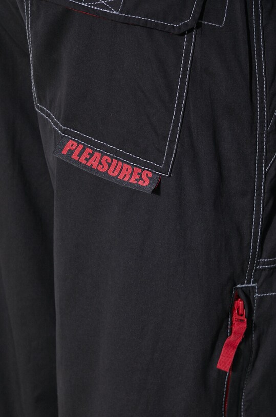 PLEASURES trousers Public Utility P24SP038.BLACK black