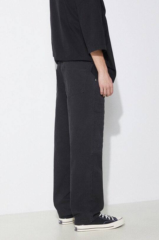 Одежда Брюки PLEASURES Impact Double Knee Pants P24SP041.BLACK чёрный