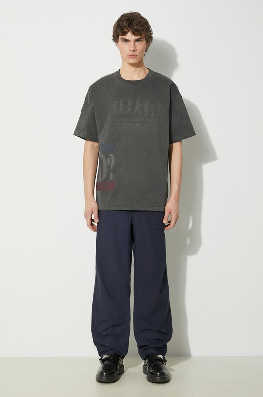 Pamučne hlače Engineered Garments Fatigue Pant OR299.CT114 mornarsko plava SS24