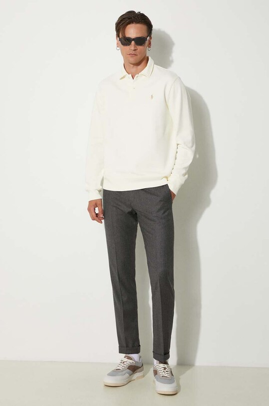 Paul Smith pantaloni de lana M1R.150M.G00109 gri SS24