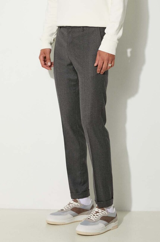 Paul Smith pantaloni de lana gri M1R.150M.G00109