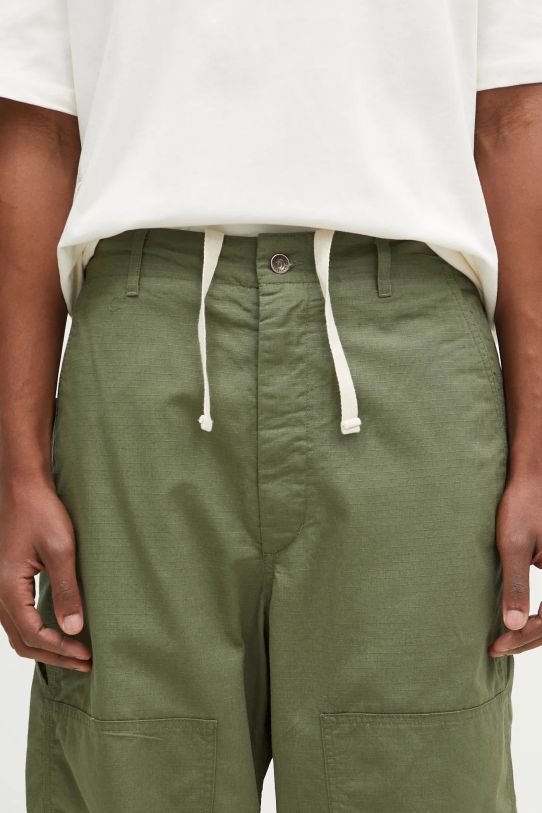 Βαμβακερό παντελόνι Engineered Garments Painter Pant πράσινο OR307.CT010