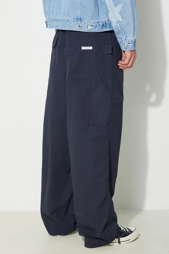 Abbigliamento Engineered Garments pantaloni in cotone Painter Pant OR307.CT114 blu navy