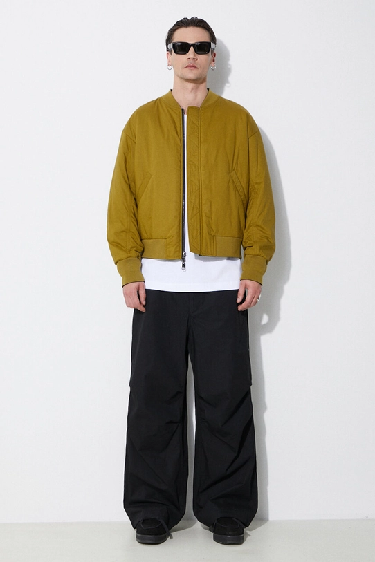 Βαμβακερό παντελόνι Engineered Garments Over Pant OR343.ZT156 μαύρο SS24