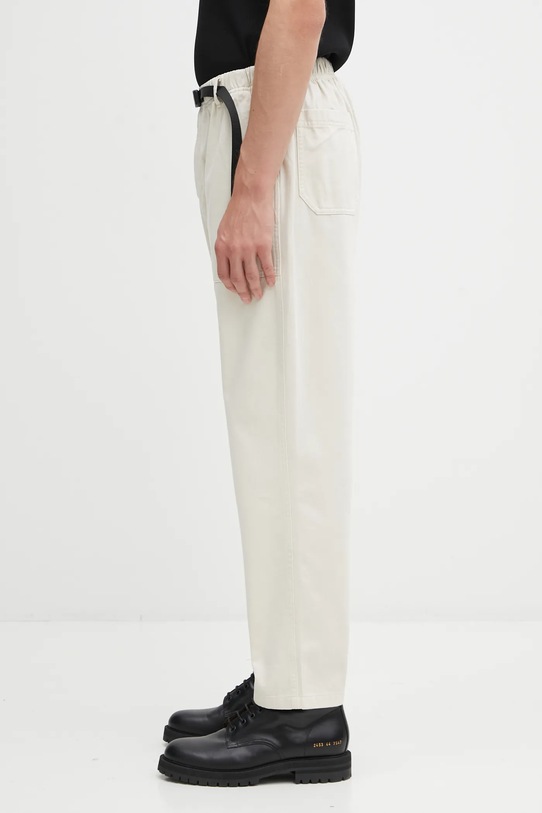 Gramicci spodnie bawełniane Loose Tapered Ridge Pant G114.OGT beżowy SS25