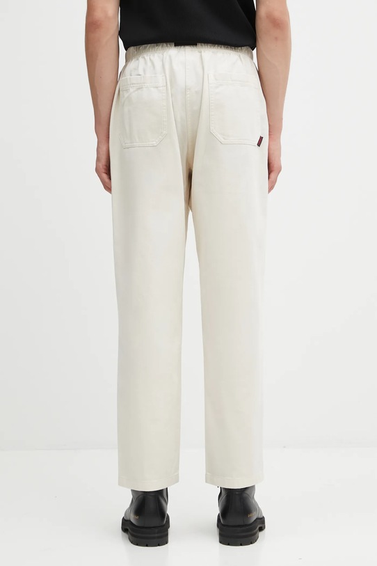 Odzież Gramicci spodnie bawełniane Loose Tapered Ridge Pant G114.OGT beżowy