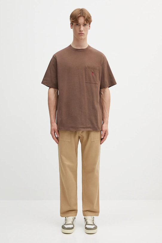 Pamučne hlače Gramicci Loose Tapered Ridge Pant G114.OGT zelena