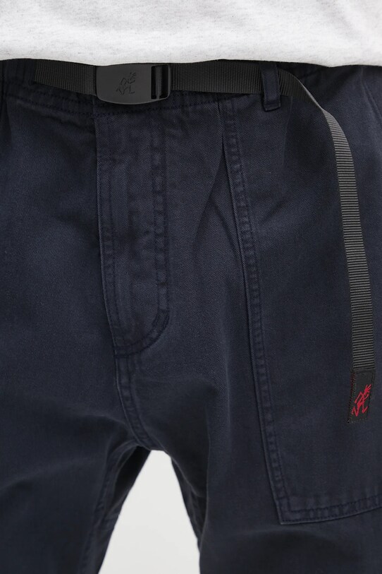 Βαμβακερό παντελόνι Gramicci Loose Tapered Ridge Pant σκούρο μπλε G114.OGT
