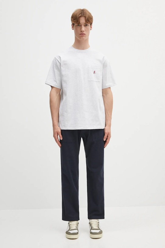 Gramicci spodnie bawełniane Loose Tapered Ridge Pant G114.OGT granatowy