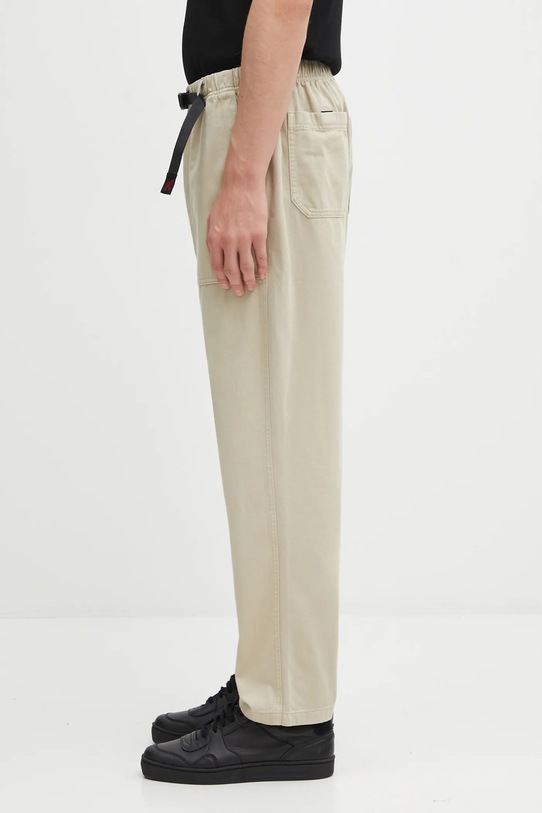 Gramicci spodnie bawełniane Loose Tapered Ridge Pant G114.OGT beżowy SS25