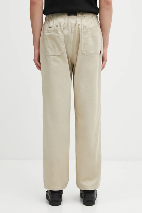 Odzież Gramicci spodnie bawełniane Loose Tapered Ridge Pant G114.OGT beżowy