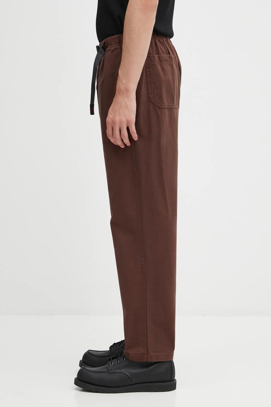 Gramicci spodnie bawełniane Loose Tapered Ridge Pant G114.OGT brązowy SS25