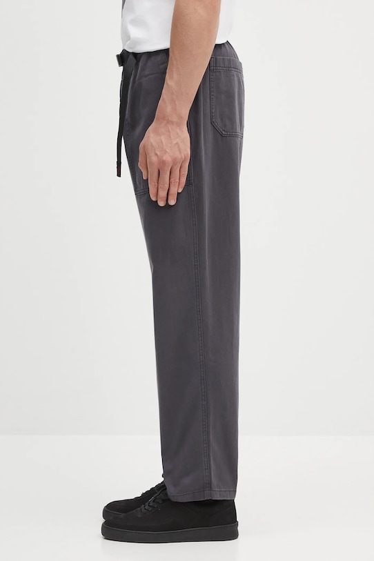 Bombažne hlače Gramicci Loose Tapered Ridge Pant G114.OGT siva SS25