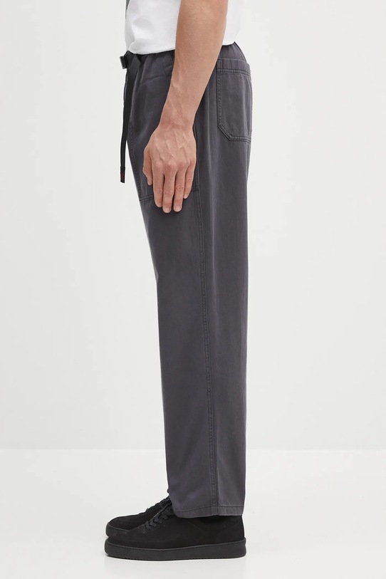 Памучен панталон Gramicci Loose Tapered Ridge Pant G114.OGT сив SS25