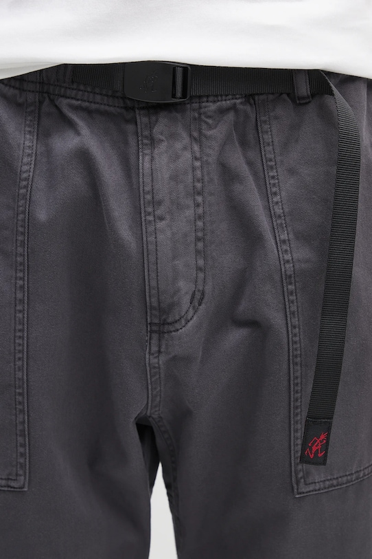 Памучен панталон Gramicci Loose Tapered Ridge Pant сив G114.OGT