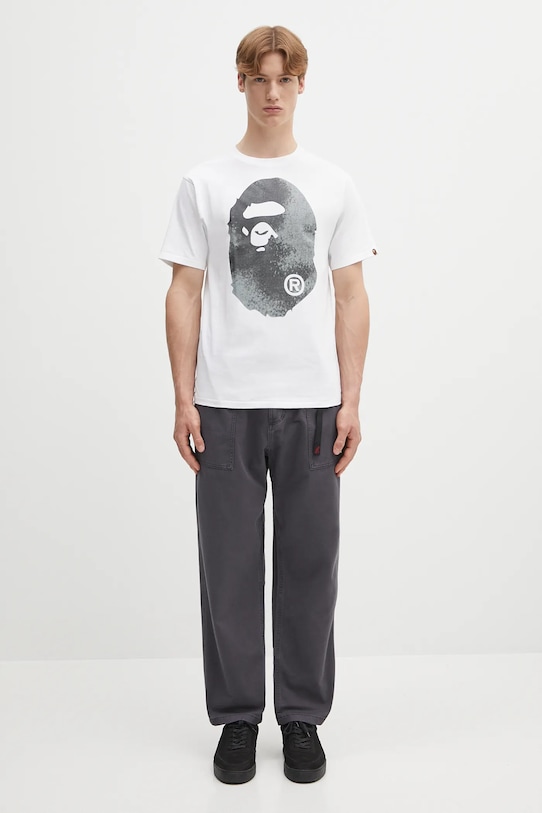 Bombažne hlače Gramicci Loose Tapered Ridge Pant G114.OGT siva