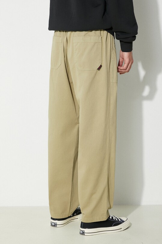 Одяг Бавовняні штани Gramicci Loose Tapered Ridge Pant G114.OGT зелений