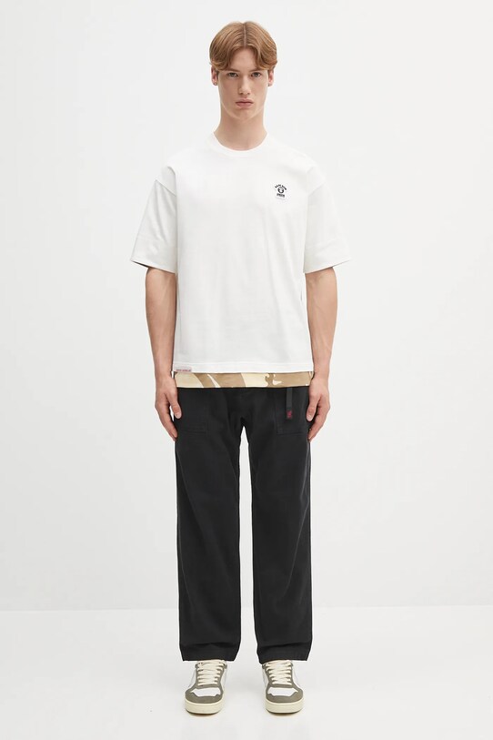 Gramicci pantaloni in cotone Loose Tapered Ridge Pant G114.OGT nero