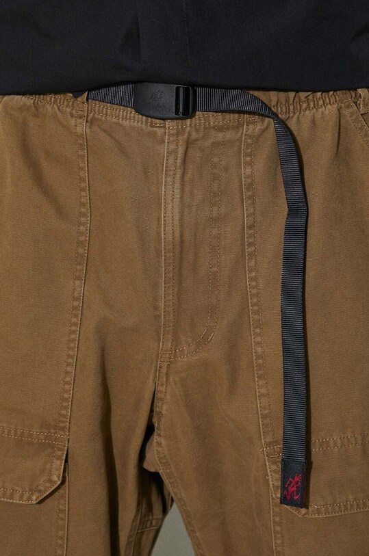 Бавовняні штани Gramicci Canvas Eqt Pant G4SM.P004 зелений