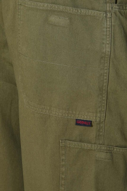 Хлопковые брюки Gramicci Rock Slide Pant G4SM.P087 зелёный