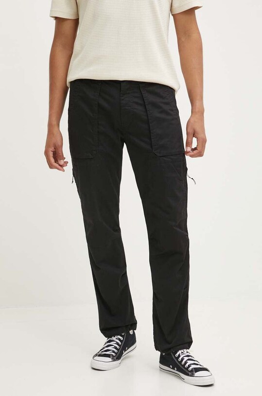 Hollister Co. pantaloni drept negru KI330.4027.900
