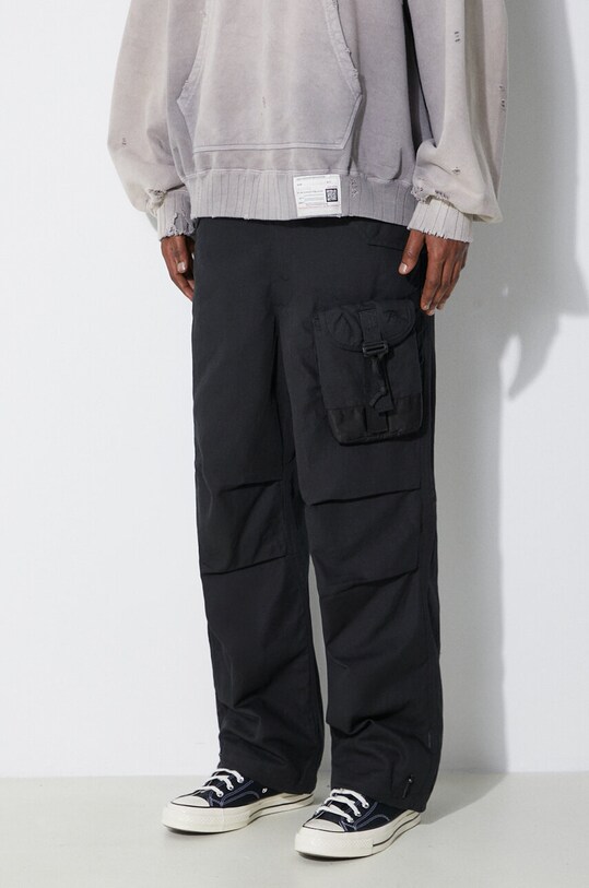 Maharishi spodnie M.A.L.I.C.E. M51 Cargo Pants Cotton Hemp Twill 28 czarny 5051.BLACK