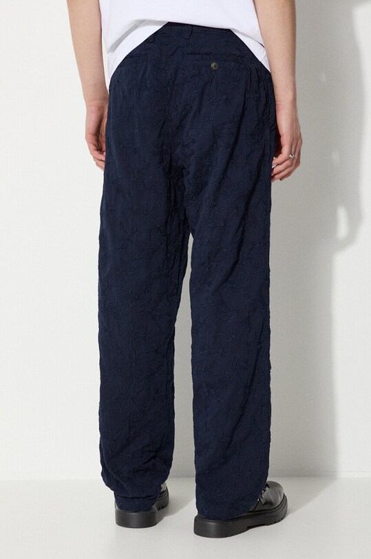 Одяг Бавовняні штани Corridor Floral Embroidered Trouser TR0076 темно-синій
