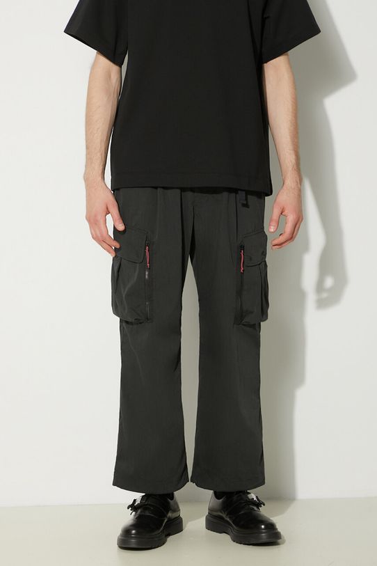 Nanga pantaloni Hinoc Ripstop Field Cargo Pants cargo nero NW2411.1I700.A