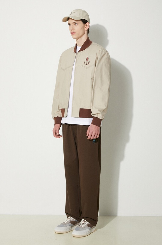 Хлопковые брюки ICECREAM Skate Pant ICC003 коричневый AW24