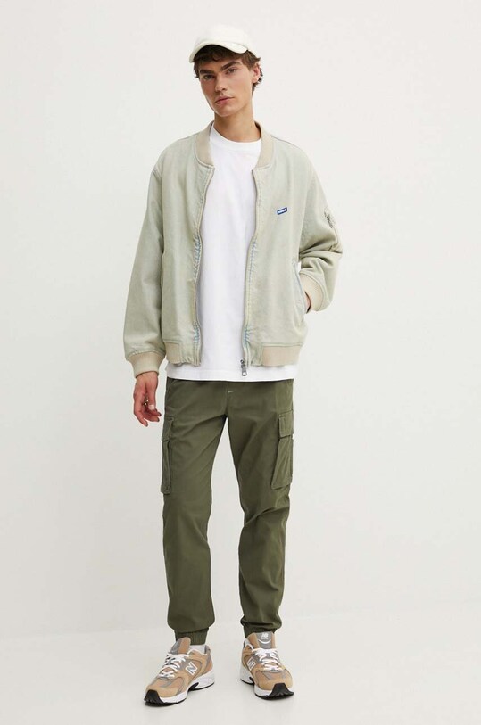 Hollister Co. pantaloni KI330.4041.330 verde SS24