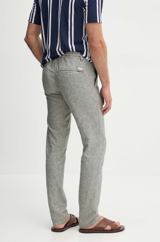 Îmbrăcăminte Lindbergh pantaloni din amestec de in 30.008003.ARMY verde