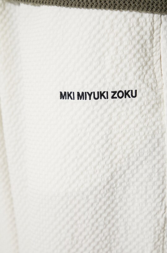 MKI MIYUKI ZOKU spodnie Seersucker Trousers SEERSUCKER.TROUSERS beżowy