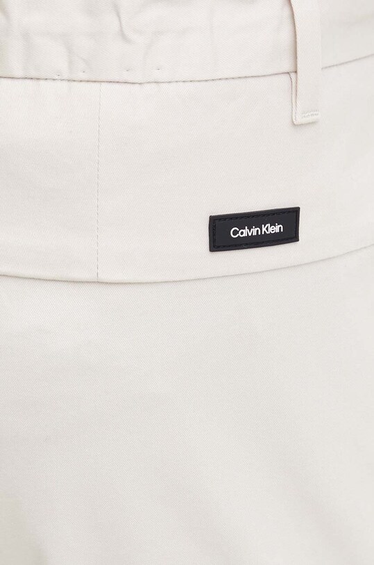 Kalhoty Calvin Klein béžová K10K112827