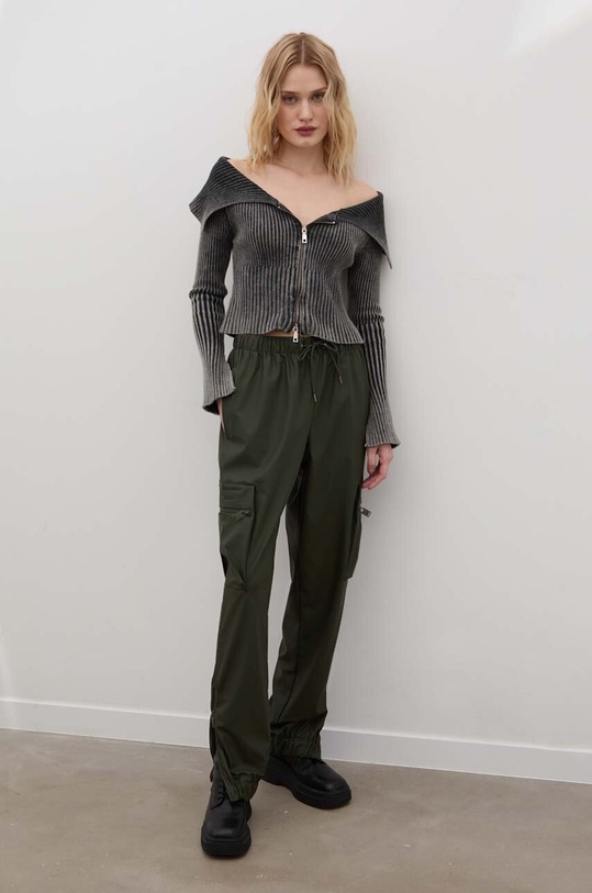 Oblačila Spodnji del trenirke Rains 18850 Pants 18850.03 zelena