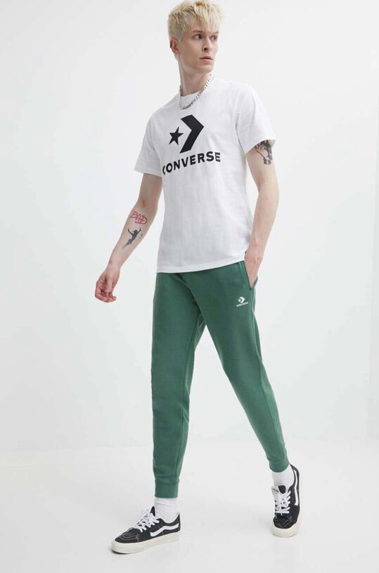 Îmbrăcăminte Converse pantaloni de trening 10023873.A25 verde