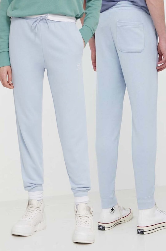 Converse spodnie dresowe dzianina niebieski 10023873.A26
