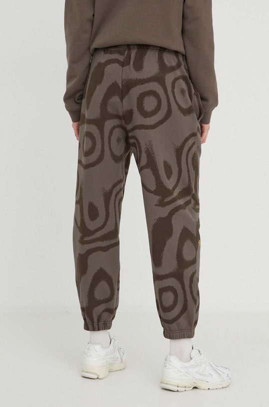 Converse pantaloni de trening din bumbac Converse x Wonka 10026544.A01 maro