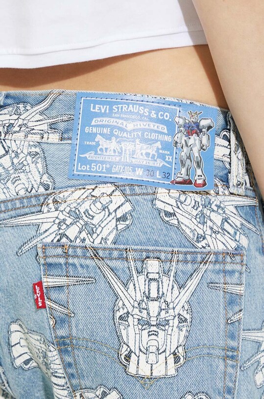 Rifle Levi's x Gundam SEED A7408.0000 modrá