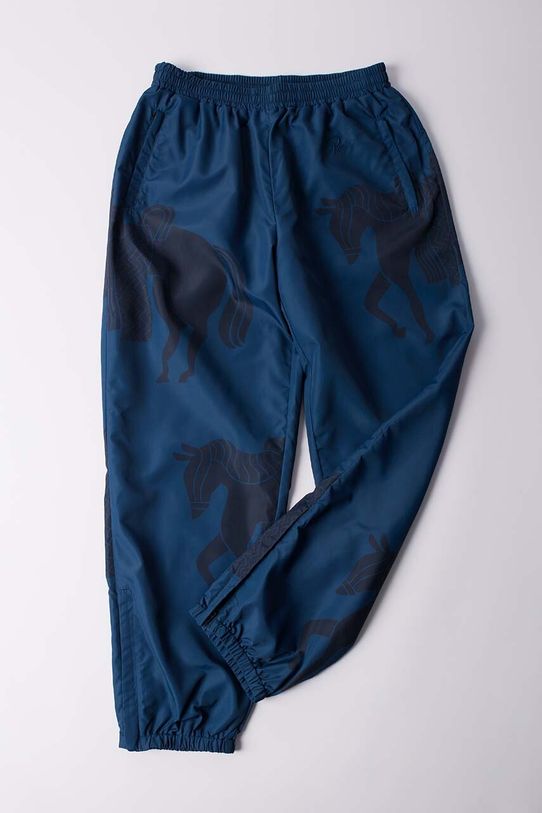 by Parra pantaloni Sweat Horse Track Pants panza bleumarin 51237