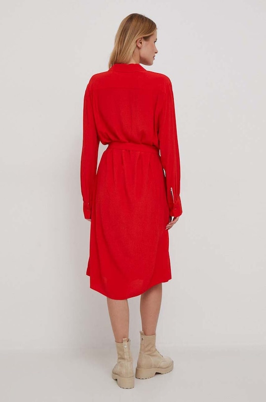 Ρούχα Φόρεμα Tommy Hilfiger WW0WW40563 κόκκινο